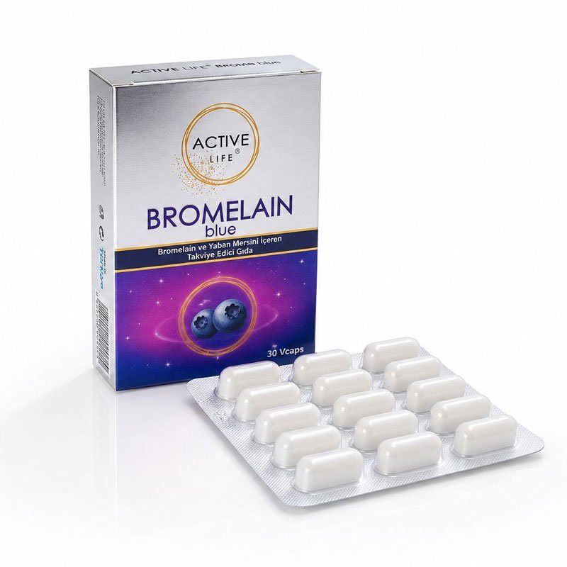 ACTIVE LIFE BROMELAİN BLUE 30 KAPSUL