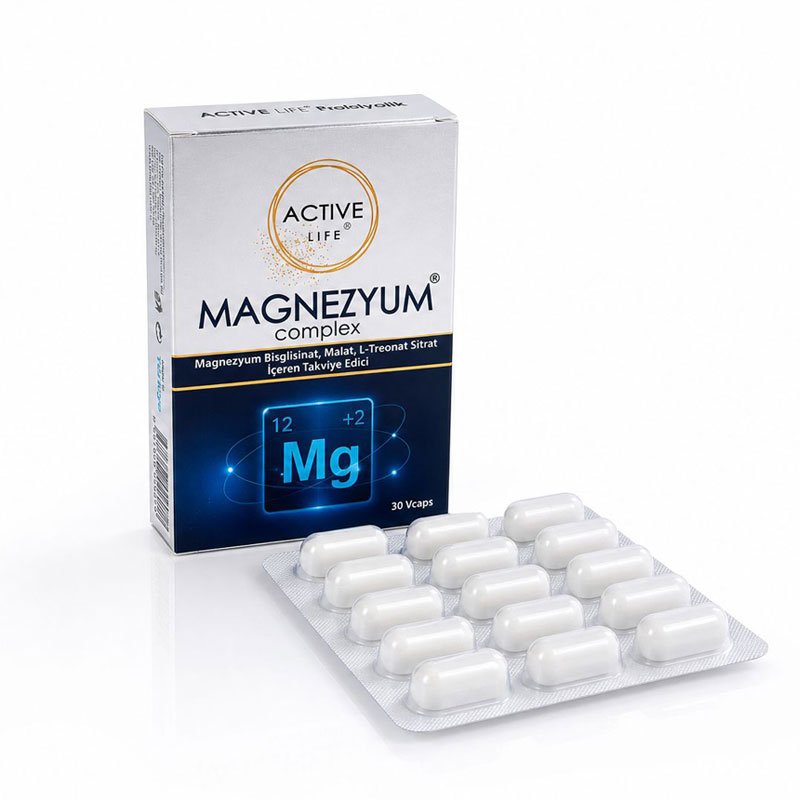 ACTIVE LIFE MAGNEZYUM KOMPLEKS 30 KAPSUL